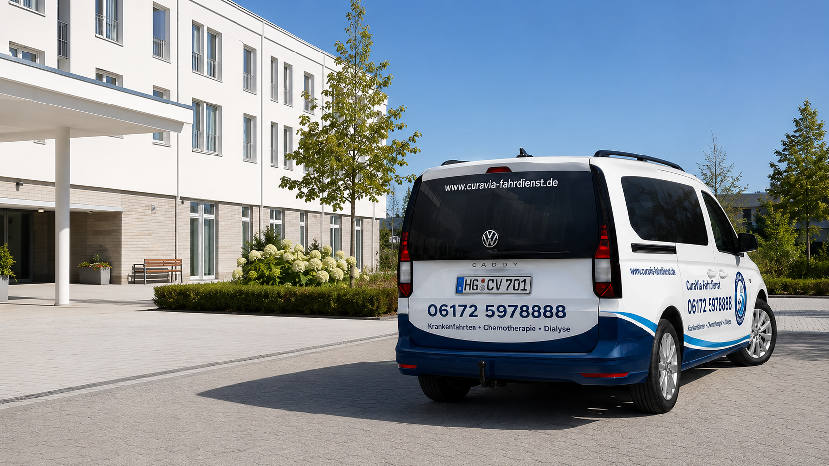 Fahrzeug von Curavia Fahrdienst: VW Caddy Maxi